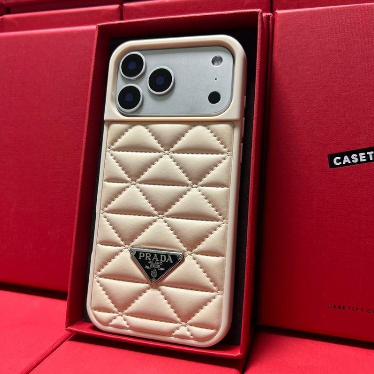 Prada プラダ男女兼用携帯カバーiphone Air/16/15/14/17Pro Max airレディース向けiphone 17pro max/ air /16/15/14/13Proケースハイエンドiphone16/15 17Pro Max/14plusカバー