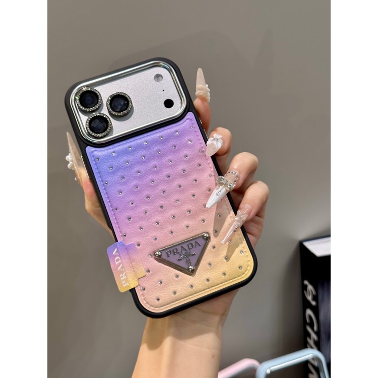 Prada プラダiphone 17e/Air/16/15/17PRO/18/18Proブランドスマホケース男女兼用携帯カバーiphone 18pro max/16/15/14/17Pro Max airiphone 18/Air/17/16e/15/14ブランドケースメンズレディース