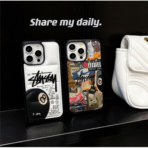 Stussy ステューシーブランドiphone16/15/14 17Pro/ airメンズケースかわいいアイフォン17pro /16/15プロ/14/13カバーiphone Air/17/16e/15/14ブランドケースメンズレディース