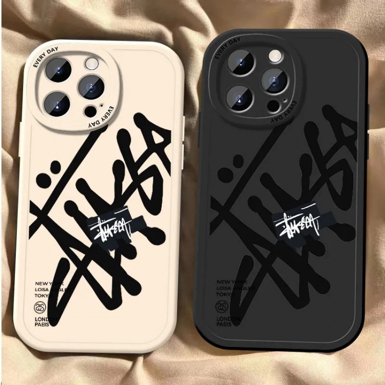 Stussy ステューシーiphone17 /Air/16/15/14/13 Pro Maxケースブランドコピーハイブランドアイフォン17 プロマックス 16e 15プロ/14/13スマホケースかわいいアイフォン17pro /16/15プロ/14/13カバー