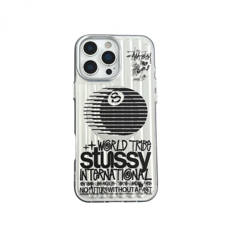 Stussy ステューシーiphone17 /Air/16/15/14/13 Pro Maxケースブランドコピーiphone Air/17/16e/15/14ブランドケースメンズレディースハイエンドiphone16/15 17Pro Max/14plusカバー