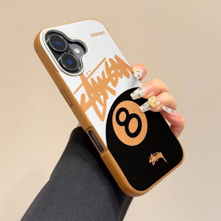 Stussy ステューシーハイブランドアイフォン17 プロマックス 16e 15プロ/14/13スマホケースブランドiphone16/15/14 17Pro/ airメンズケースハイエンドiphone16/15 17Pro Max/14plusカバー
