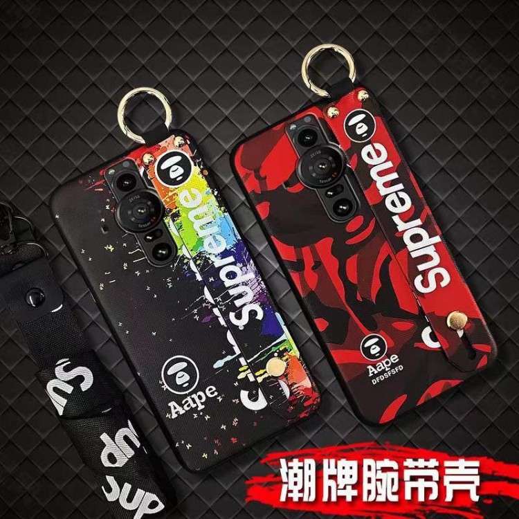 Supreme シュプリームxperia 1 v xperia 10 v galaxy a54 s23 iphone14 15ブランドケースxperia 1 v/10 v/5 ivハイブランド携帯カバーエクスぺニア1 v/10 v/1 iv/5 iv高品質ケースメンズハイエンドスマホケースxperia 1 iv/5 iv/5 v