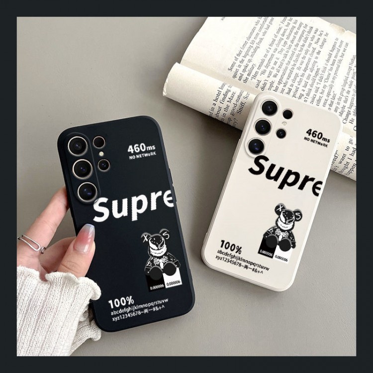 Supreme シュプリーム KAWS カウズ メンズレディースgalaxy s24 ultra/s23 s22ケースファッションブランドgalaxy s23/s24ultra アイホン 13 14 15カバーギャラクシーs23 s24 ultraブランドケース男性愛用galaxy s23/s24ブランドケース女性向け