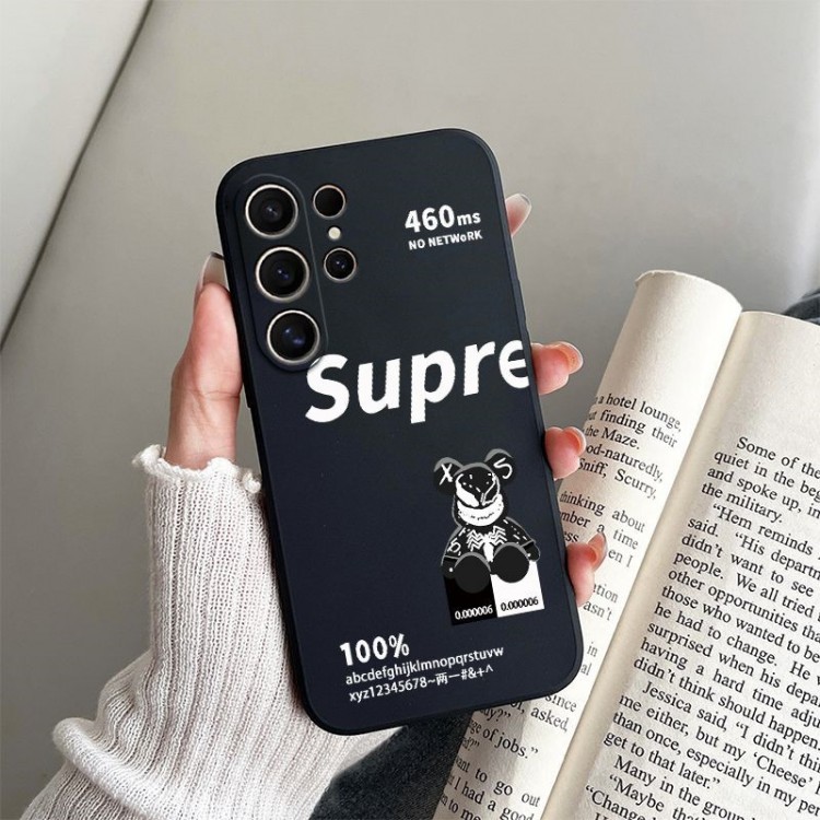 Supreme シュプリーム KAWS カウズ メンズレディースgalaxy s24 ultra/s23 s22ケースファッションブランドgalaxy s23/s24ultra アイホン 13 14 15カバーギャラクシーs23 s24 ultraブランドケース男性愛用galaxy s23/s24ブランドケース女性向け