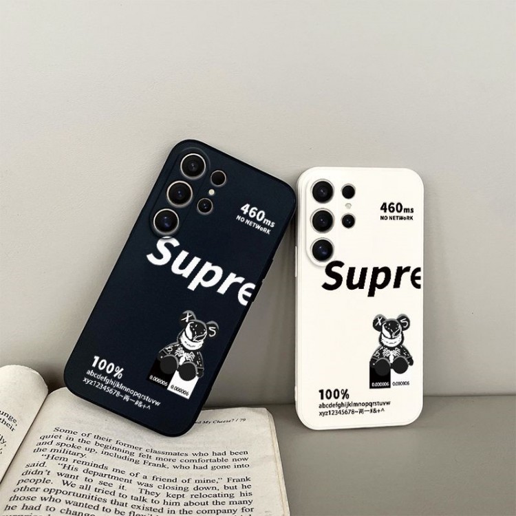 Supreme シュプリーム KAWS カウズ メンズレディースgalaxy s24 ultra/s23 s22ケースファッションブランドgalaxy s23/s24ultra アイホン 13 14 15カバーギャラクシーs23 s24 ultraブランドケース男性愛用galaxy s23/s24ブランドケース女性向け