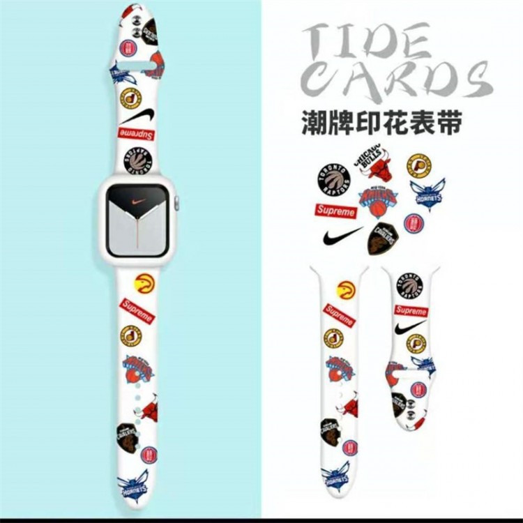 Supreme  アップルウォッチ ultra 49mmブランドベスト シュプリーム Apple Watch 9 ultra バンド 個性 apple watch 8/se2/7交換バンド ハイブランドアップルウォッチ6/5交換ベルト 耐久性 ブランドiwatch 7 8 9 バンド 丈夫