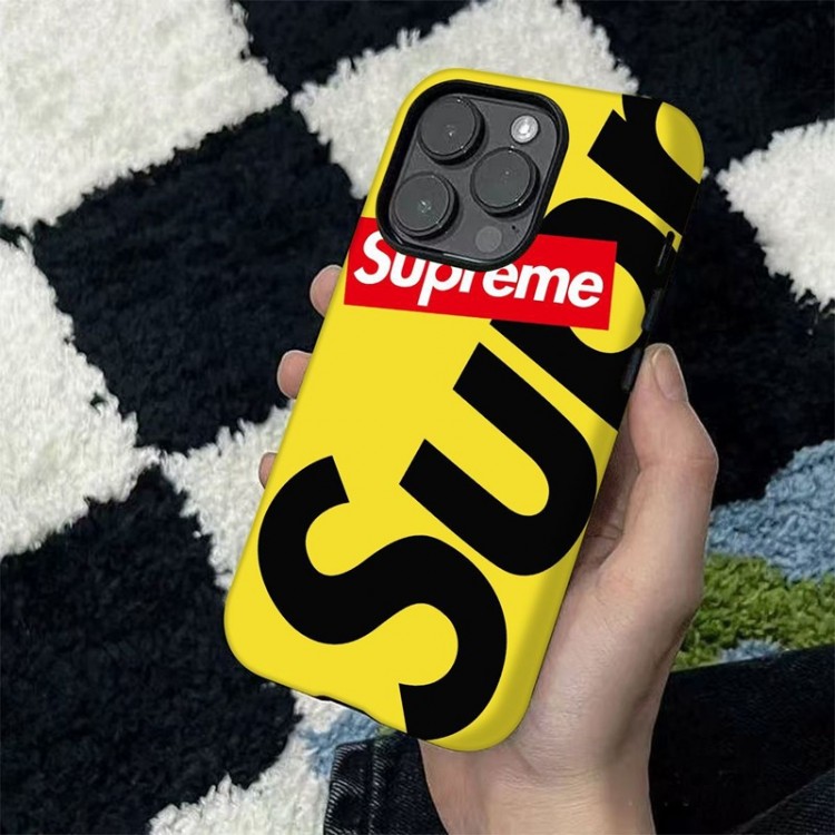 Supreme シュプリームハイブランドアイフォン17 プロマックス 16e 15プロ/14/13スマホケースレディース向けiphone 17pro max/ air /16/15/14/13Proケースかわいいアイフォン17pro /16/15プロ/14/13カバー