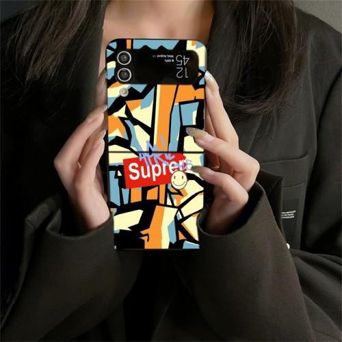 Supreme シュプリームハイエンドギャラクシーgalaxy z flip7 6 5 4 3スマホケースギャラクシーz fold 7 6 5 4 3ブランド携帯ケースファッションgalaxy z flip7 6 5/z flip4/z flip3ケースブランド折りたたみ型ギャラクシーz flip 7 6 5/z flip4/z fold5 6 7 ケースメンズ