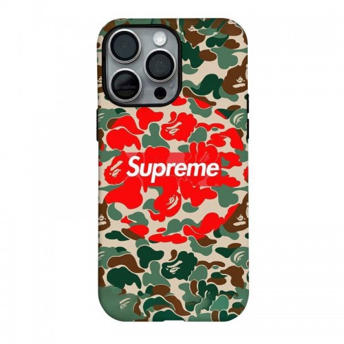 Supreme シュプリームハイブランドアイフォン17 18プロマックス 16e 15プロ/14/13/ultraスマホケースiphone 17e/Air/16/15/17PRO/18/18Proブランドスマホケースレディース向けiphone 17 18pro max/ ultra /16/15/14/13Proケース