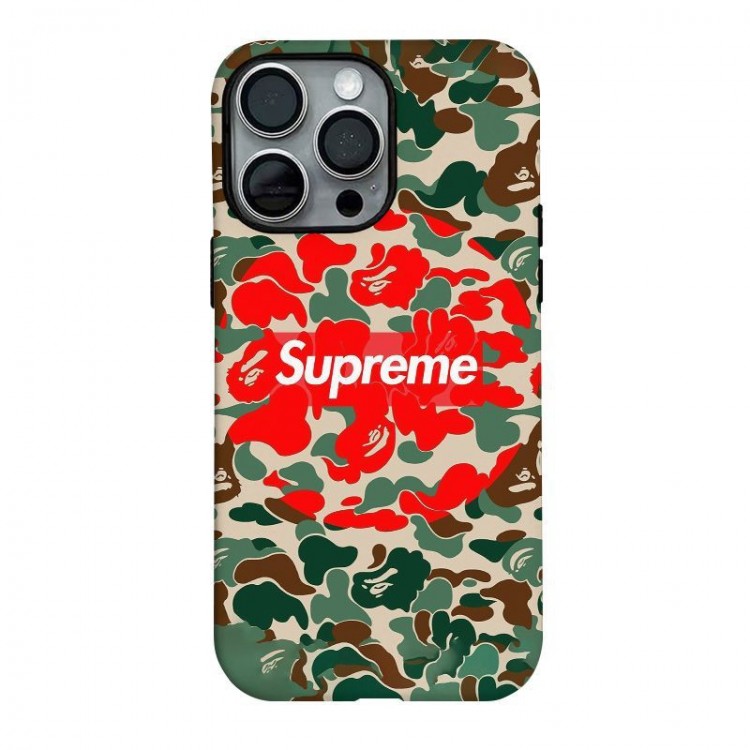 Supreme シュプリームハイブランドアイフォン17 18プロマックス 16e 15プロ/14/13/ultraスマホケースiphone 17e/Air/16/15/17PRO/18/18Proブランドスマホケースレディース向けiphone 17 18pro max/ ultra /16/15/14/13Proケース