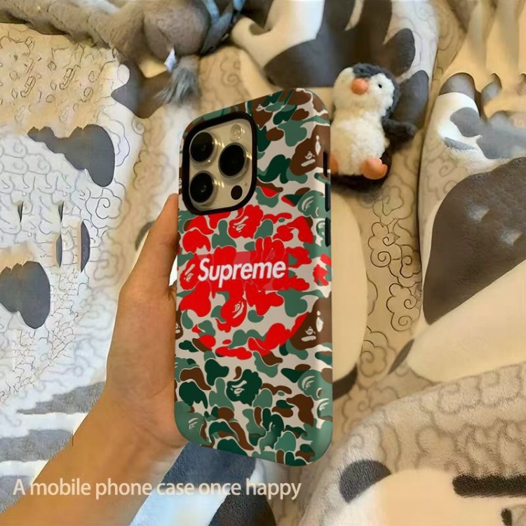 Supreme シュプリームハイブランドアイフォン17 18プロマックス 16e 15プロ/14/13/ultraスマホケースiphone 17e/Air/16/15/17PRO/18/18Proブランドスマホケースレディース向けiphone 17 18pro max/ ultra /16/15/14/13Proケース
