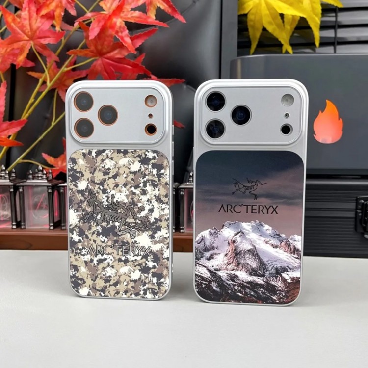 ARC'TERYX アークテリクスブランドiphone16/15/14 17Pro/ airメンズケースレディース向けiphone 17pro max/ air /16/15/14/13Proケースかわいいアイフォン17pro /16/15プロ/14/13カバー