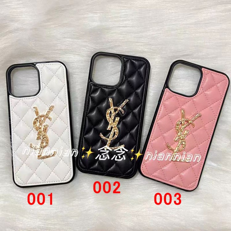 3色 YSL イブサンローラン アイホン14プロ携帯ケース かわいい 女性向け ブランド iPhone14pro maxスマホケース 金属ロゴ サンローラン IPHONE13pro/13miniカバー レディース 高品質 IPHONE12miniケース