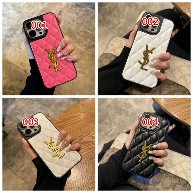 Ysl イブサンローランiphone15/14/13Pro Maxケースブランドコピーハイブランドアイフォン15プロ/14/13スマホケースブランドiphone15/14Proメンズケース