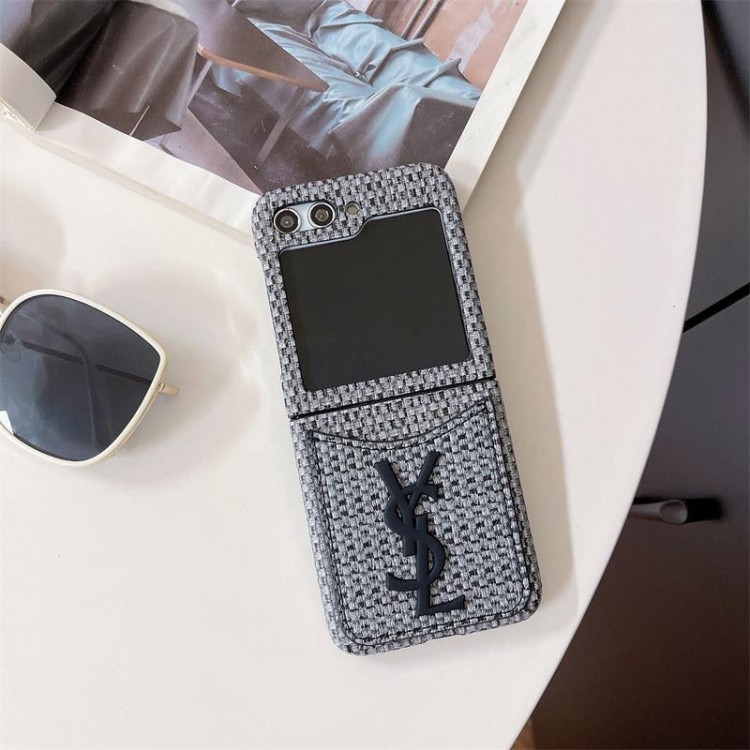 Ysl イブサンローランgalaxy z flip 6 5 4 3ケース ハイブランド ギャラクシーZフリップ5 4 3ブランド携帯ケース レディースケース折りたたみ型ギャラクシーz flip5/z flip4ケースメンズ