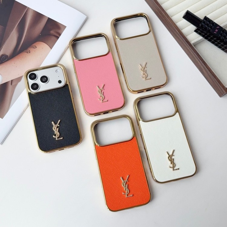 Ysl イヴサンローランiphone17 /Air/16/15/14/13 Pro Max/17eケースブランドコピーハイブランドアイフォン17 プロマックス 16e 15プロ/14/13スマホケース男女兼用携帯カバーiphone Air/16/15/14/17Pro Max air