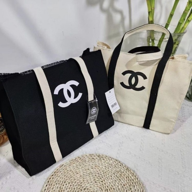ブランドシャネルトートバッグ レディース Chanel キャンバス ハンドバッグ 肩掛けバッグ 大きめ かわいい 大容量 手提げ 帆布 バッグ おしゃれ 軽い ビッグトートバッグ 