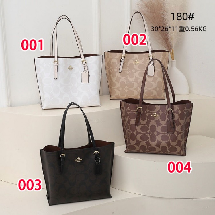 COACH コーチ ブランド トートバッグ レディース 肩掛けバッグ ショルダーバッグ 大容量 A4 通勤 PUレザーバッグ 4色 人気バッグ