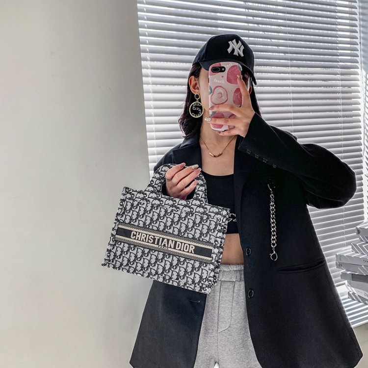 ディオール DIOR ブックトート オブリーク柄 トートバッグ ミニ/スモール/ミディアム レディース ハンドバッグ 通勤通学 おしゃれ ブランドバッグ 大容量 人気