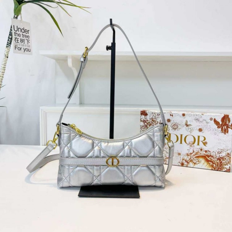 ブランドディオールDior ワンショルダーバッグ レディース 肩が疲れにくい 高見え 軽量 大容量 くったり 肩掛けバッグ 斜め掛け ダブルファスナー おしゃれ ショルダーバッグ