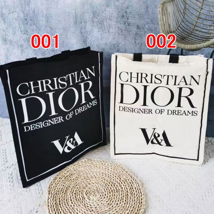 ブランドDior ディオール V&A コラボ キャンバストートバッグ 肩掛けバッグ ショルダーバッグ ショッピンバッグ 丈夫 おしゃれ 流行り 大容量
