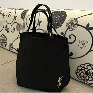 イヴサンローランキャンバス トートバック ファスナー付き ブランドYSL ハンドバッグ 大容量 裏側ポケット 丈夫 手持ちけ 帆布 弁当バッグ レディース メンズ 刺繍 買い物 通勤 通学 旅行用 男女兼用 大きめ おしゃれ
