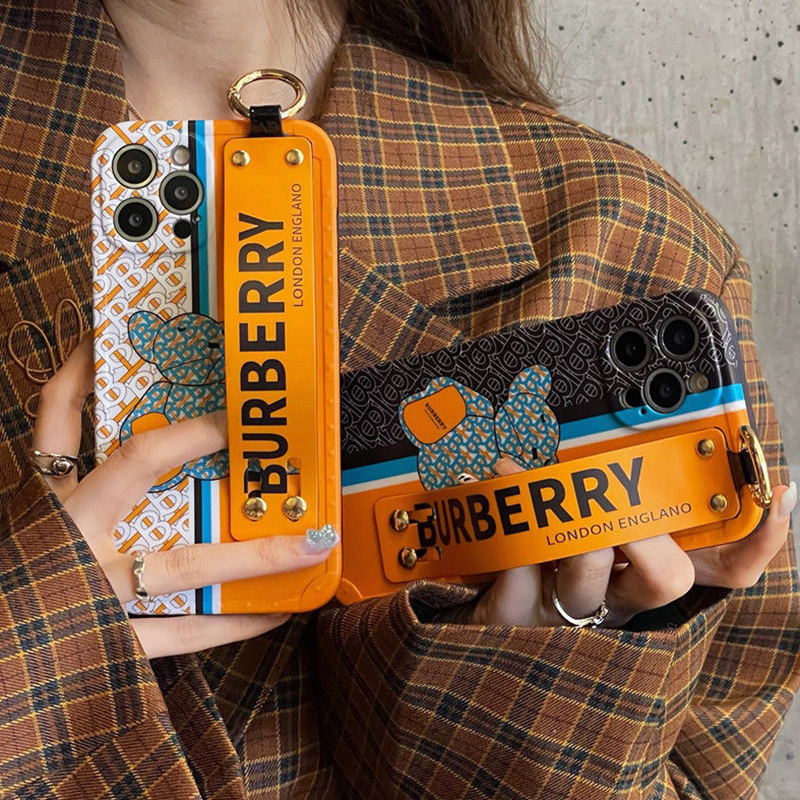 バーバリー 熊柄 iphone13Proケース Burberry