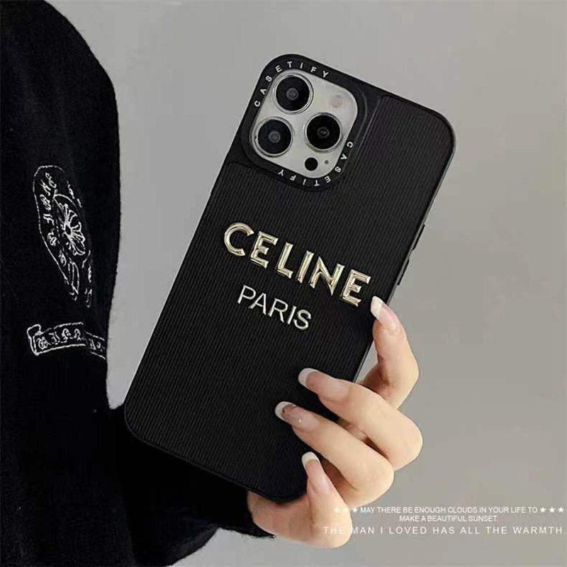 iphone14 PRO MAX/13ブランドケースメンズレディースCELINE