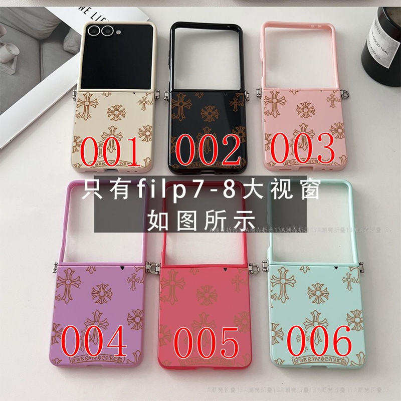 クロムハーツ galaxy z flip8 7 6 5/z flip4/z flip3ケース
