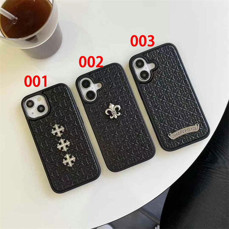 Chrome Hearts アイフォン17 16e 15プロ/14/13スマホケース