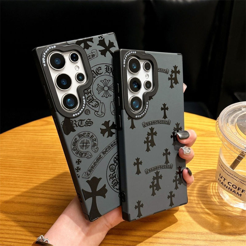 Chrome Heartsギャラクシーs23 s24 ultra S25plusケース