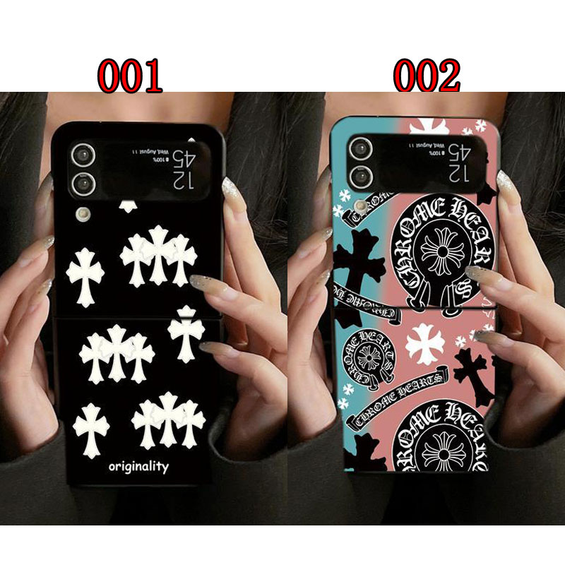 クロムハーツgalaxy z flip7 6 5 4 ケース