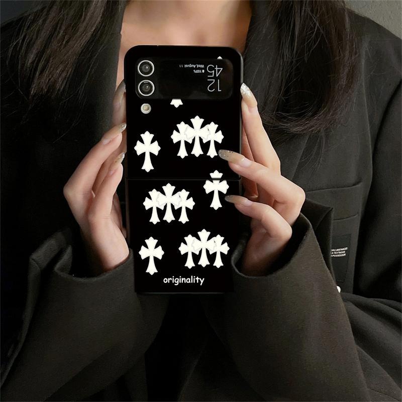 Chrome Heartsギャラクシーgalaxy z flip7 6 5ケース