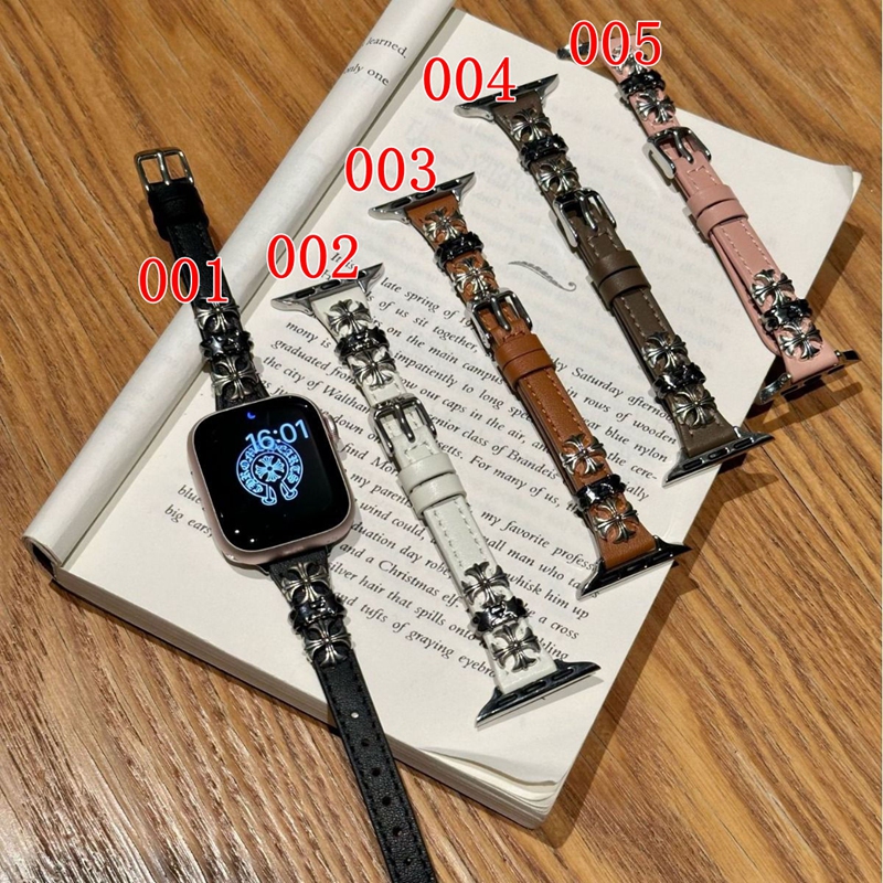 クロムハーツ Apple Watch 12 11 se3 10 9 8 7 se2ベルト