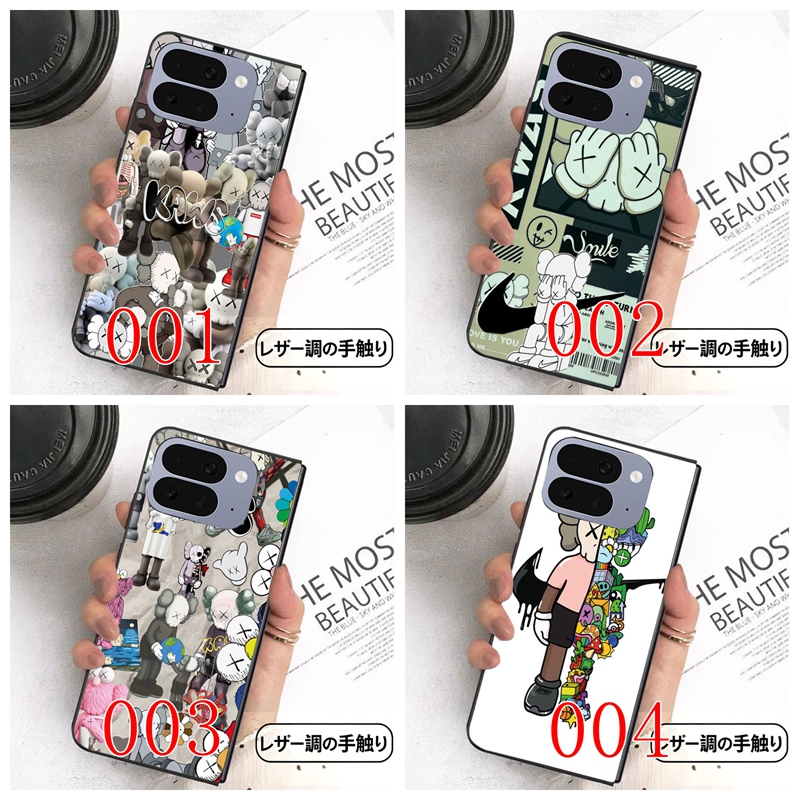 カウズgalaxy z flip8 7 6z fold 7 8ハイブランドケース