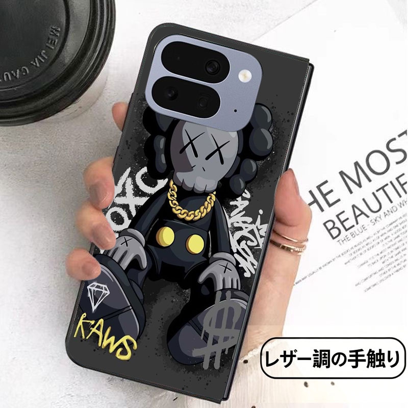 カウズiPhone ultra 折り畳みスマホケース