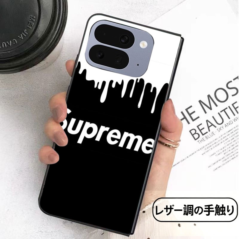シュプリームgalaxy z fold 8 7 6 5/z fold4ケース