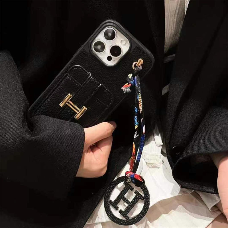 Hermes アイフォン17/16/15プロ/14/13カバー