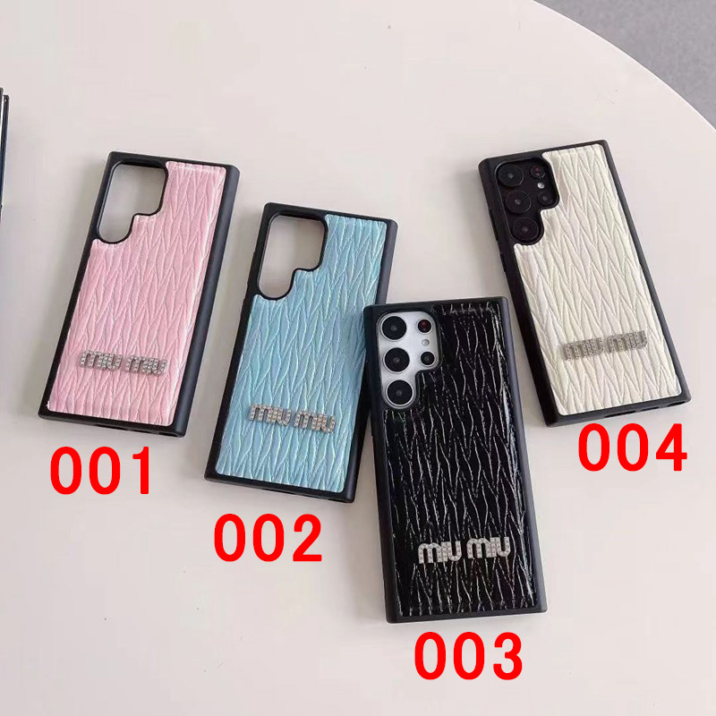 ミュウミュウブランドiphone 14 15 plus携帯カバーコピー