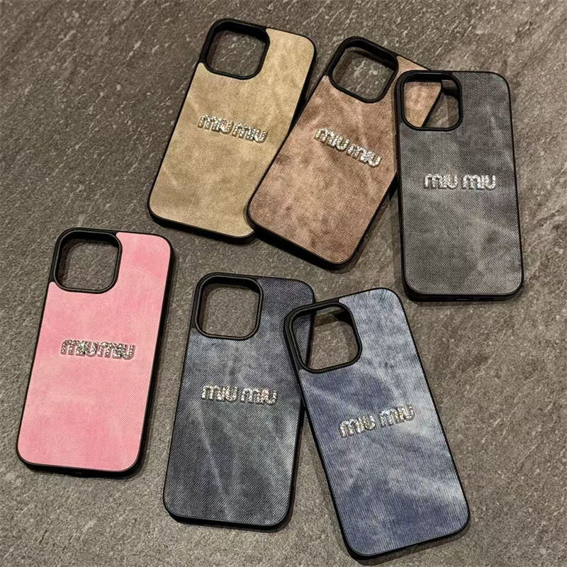 ミュウミュウ iphone 17pro max/ air /16/15/14/13Proケース