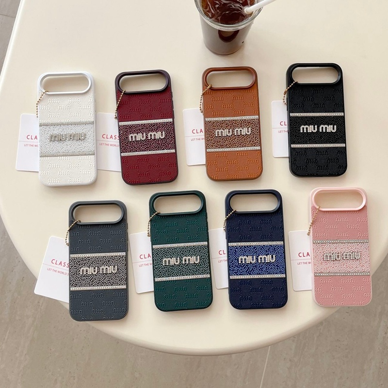 ミュウミュウiphone Air/16/15/17PRO/14/13Proブランドスマホケース