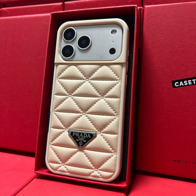 Prada携帯カバーiphone Air/16/15/14/17Pro Max