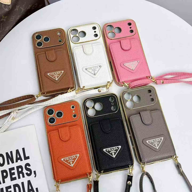 プラダiphone16/15/14 17Pro/ airメンズケース