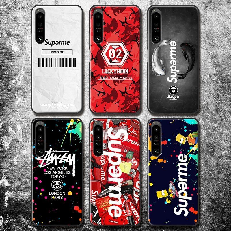 Supreme シュプリーム iPhone14Pro Max/14pro/15Proケース ブランド xperia 1iv/10vスマホケース ファッション 個性潮 ストリートスタイル galaxyS22/S23plus/S23Ultra携帯カバー メンズ 女性