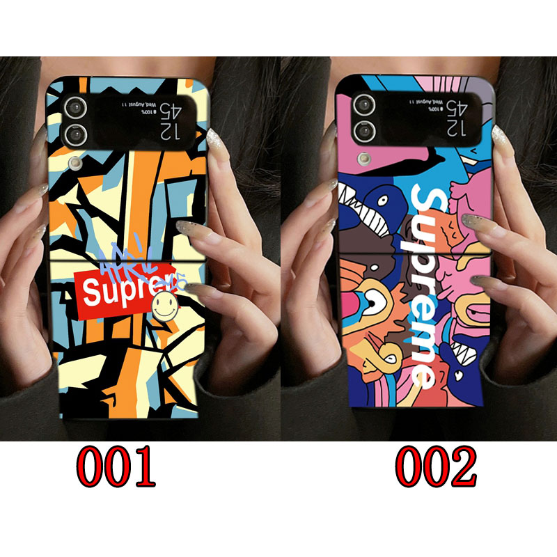 Supremeギャラクシー z flip7 6 5 4 3スマホケース