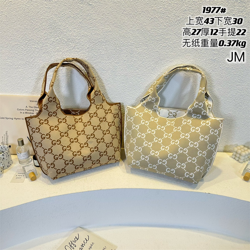 グッチブランドニット手持ちバッグ